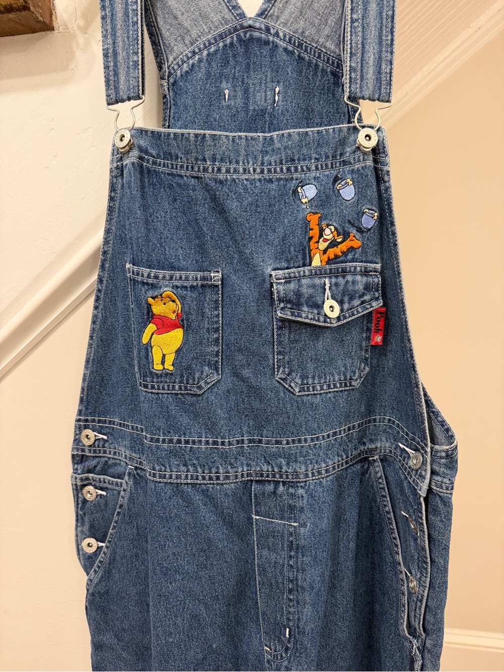 Vintage Winnie the Pooh & Tigger Denim Overalls